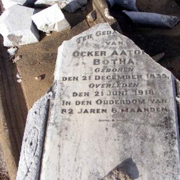 BOTHA Ocker Aato? 1835-1918