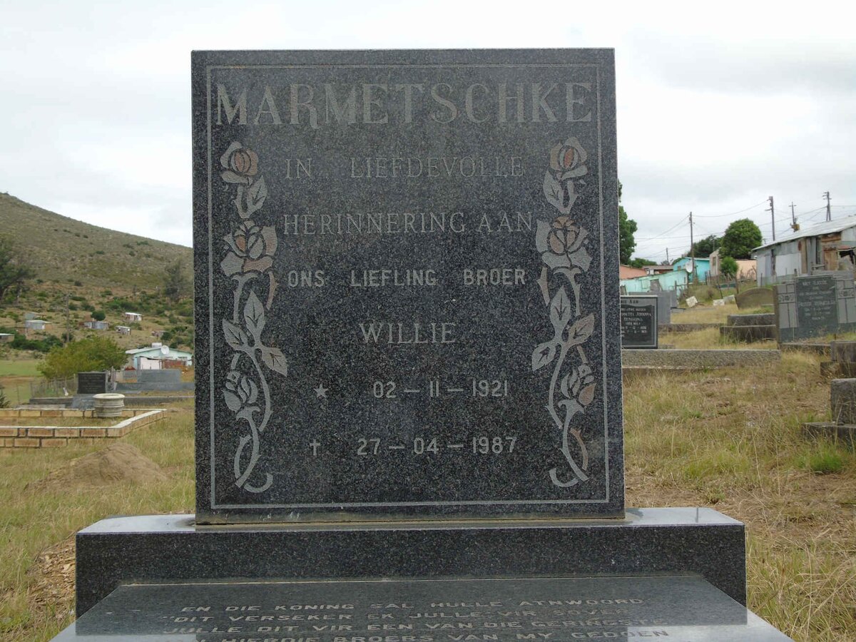 MARMETSCHKE Willie 1921-1987