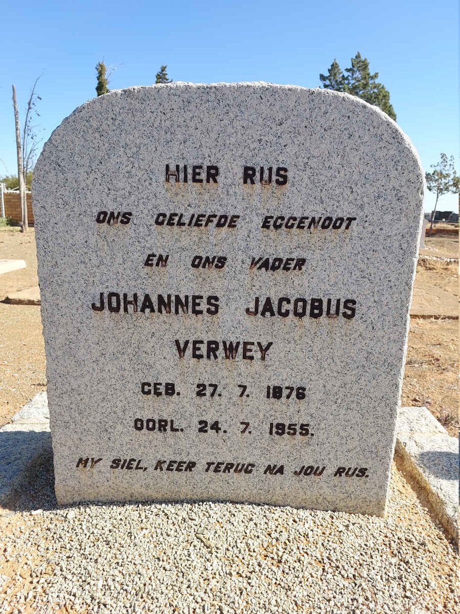 VERWEY Johannes Jacobus 1876-1955