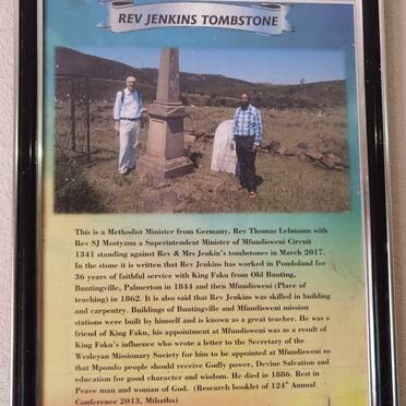 5. Information about Rev Jenkins