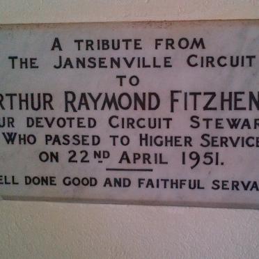 FITZHENRY Arthur Raymond -1951