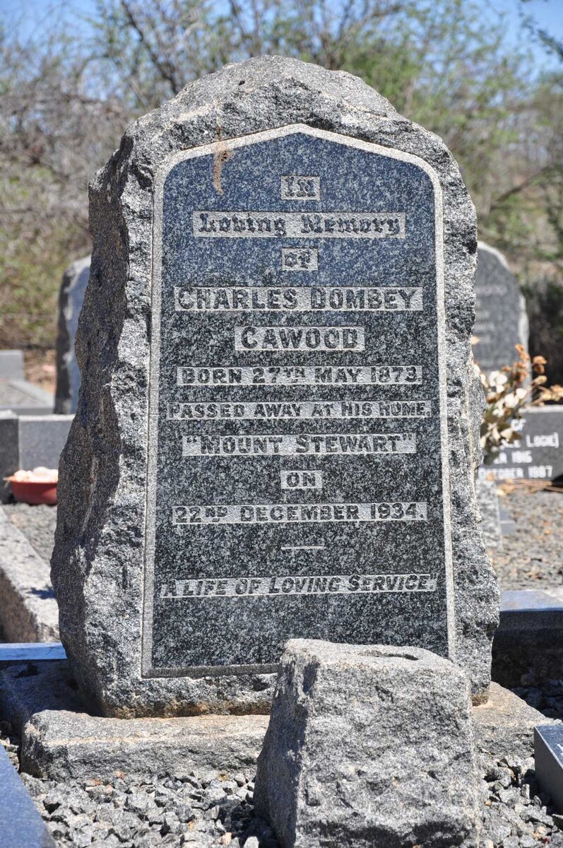 CAWOOD Charles Dombey 1873-1934