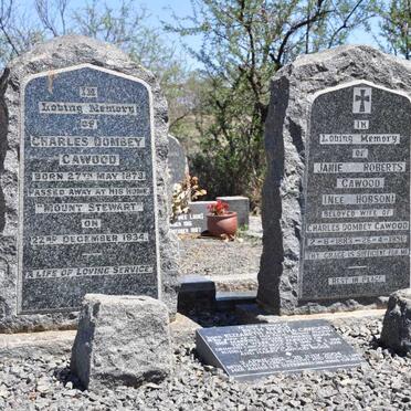 CAWOOD Charles Dombey 1873-1934 &amp; Janie Roberts HOBSON 1883-1956