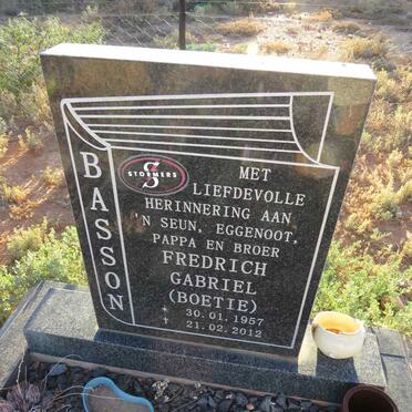 BASSON Fredrich Gabriel 1957-2012