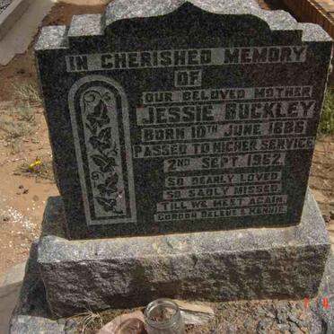 BUCKLEY Jessie 1886-1962