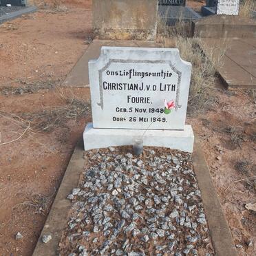 FOURIE Christian J. vd Lith 1948-1949