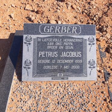 GERBER Petrus Jacobus 1959-2000