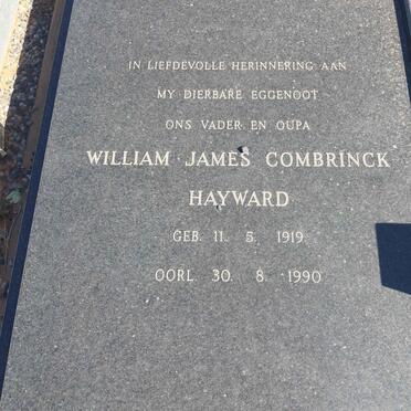 HAYWARD William Charles Combrinck 1919-1990