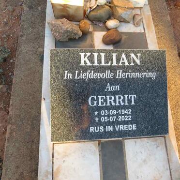 KILIAN Gerrit 1942-2022