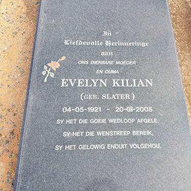 KILIAN Evelyn nee SLATER 1921-2005