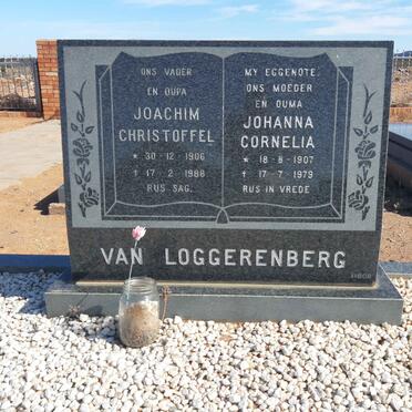 LOGGERENBERG Joachim Christoffel, van 1906-1988 &amp; Johanna Cornelia 1907-1979