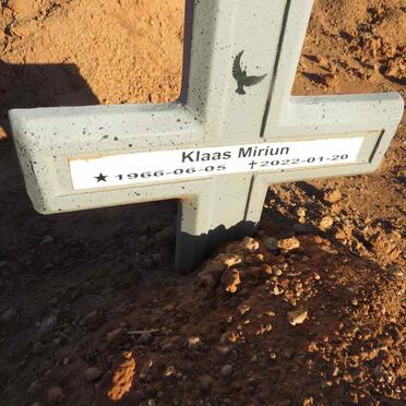 MIRIUN Klaas 1966-2022