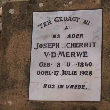MERWE Joseph Scherrit, v.d. 1860-1928