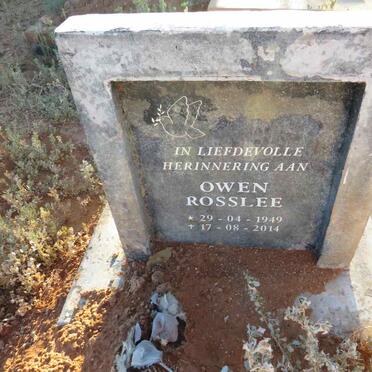 ROSSLEE Owen 1949-2014