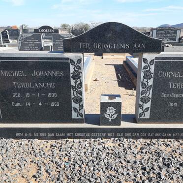 TERBLANCHE Michiel Johannes 1908-1969 &amp; Cornelia Carolina GERICKE 1917-