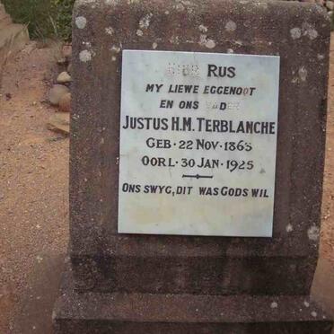 TERBLANCHE Justus H.M. 1863-1925