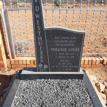 WESTHUIZEN Theunis Louis, v.d. 1973-2008
