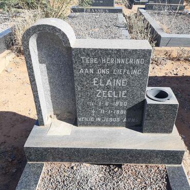 ZEELIE Elaine 1980-1981