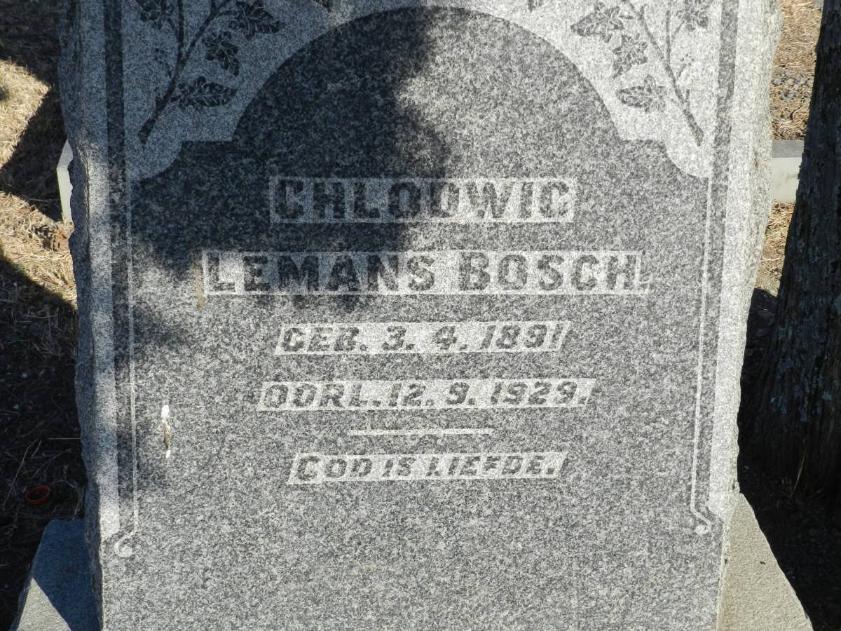 BOSCH Chlodwig Lemans 1891-1929