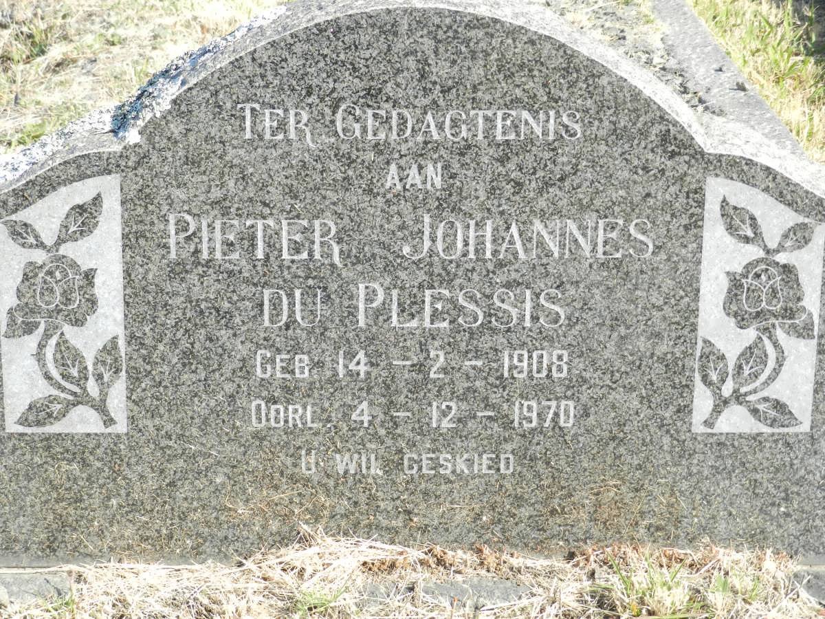 PLESSIS Pieter Johannes, du 1908-1970