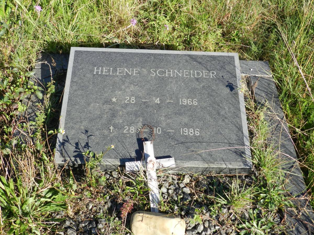 SCHNEIDER Helene 1966-1986