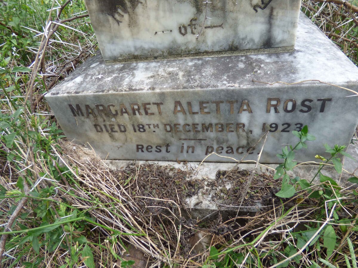 ROST Margaret Aletta -1923