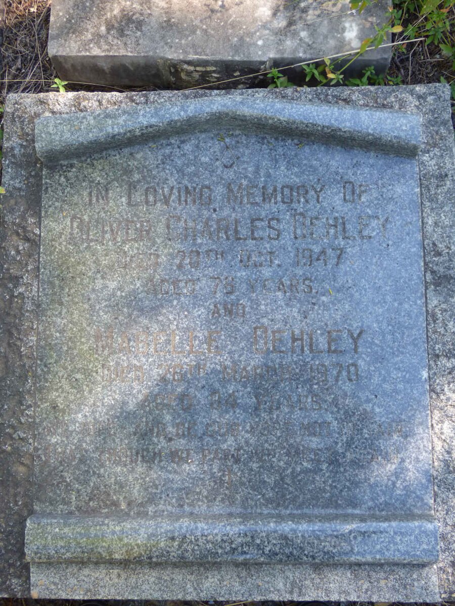 OEHLEY Oliver Charles -1947 :: OEHLEY Mabelle -1970