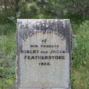 FEATHERSTONE Robert & Jacoba