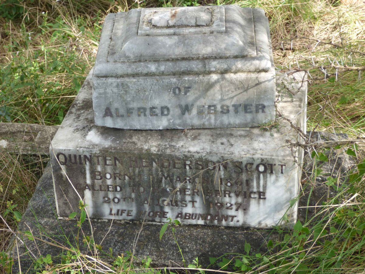 SCOTT Quinten Henderson 1861-1927 :: Alfred Webster