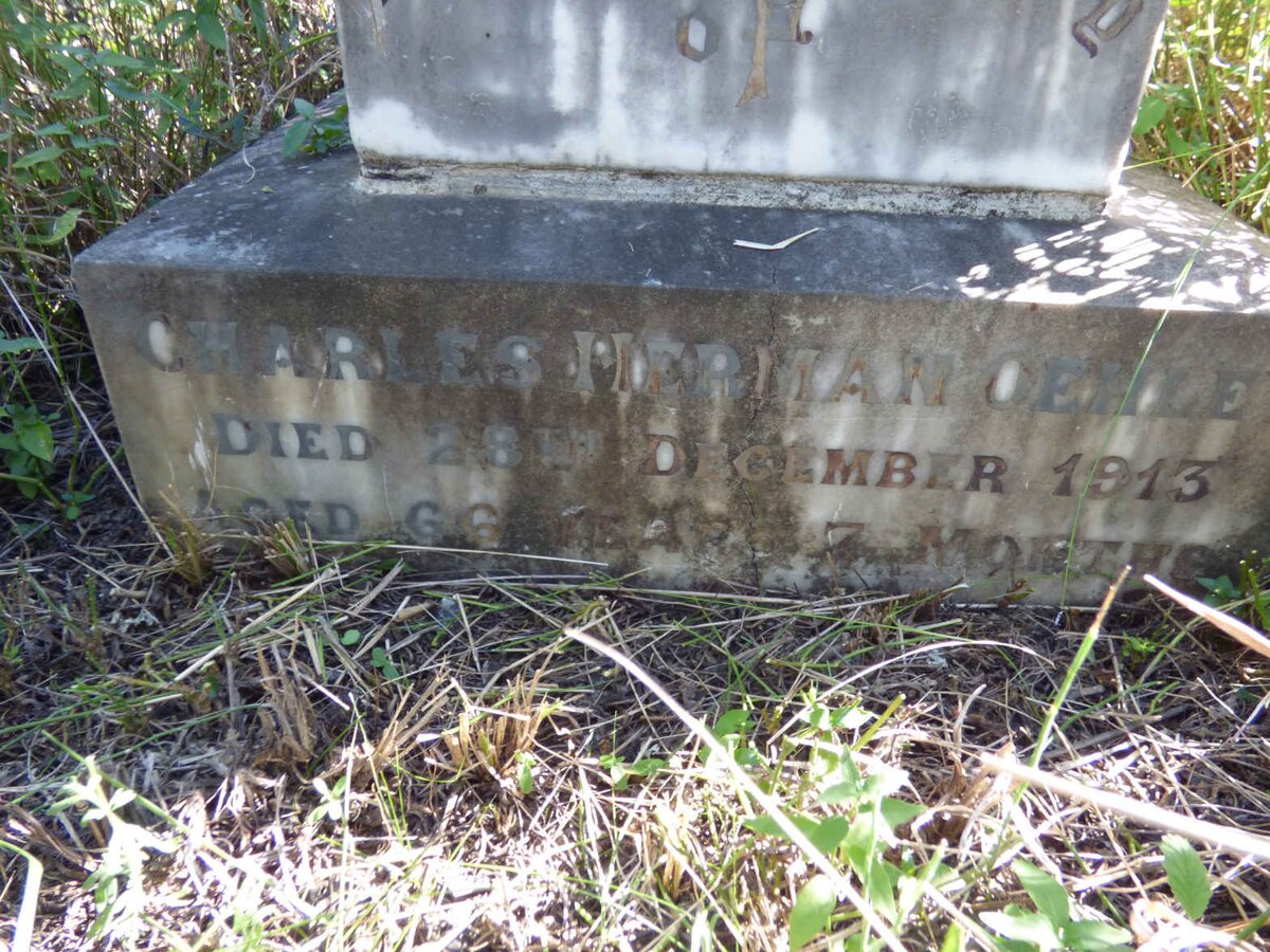 OEHLEY Charles Herman -1913