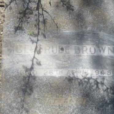 BROWN Henry, CREWE -1942 &amp; Gertrude -1945