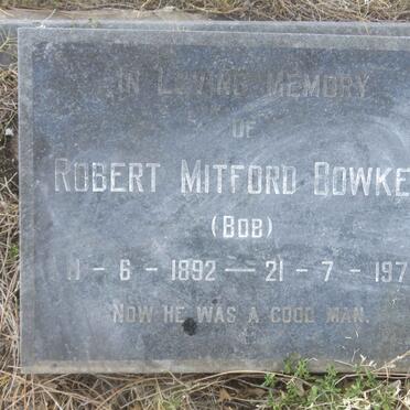 BOWKER Robert Mittford 1892-1971