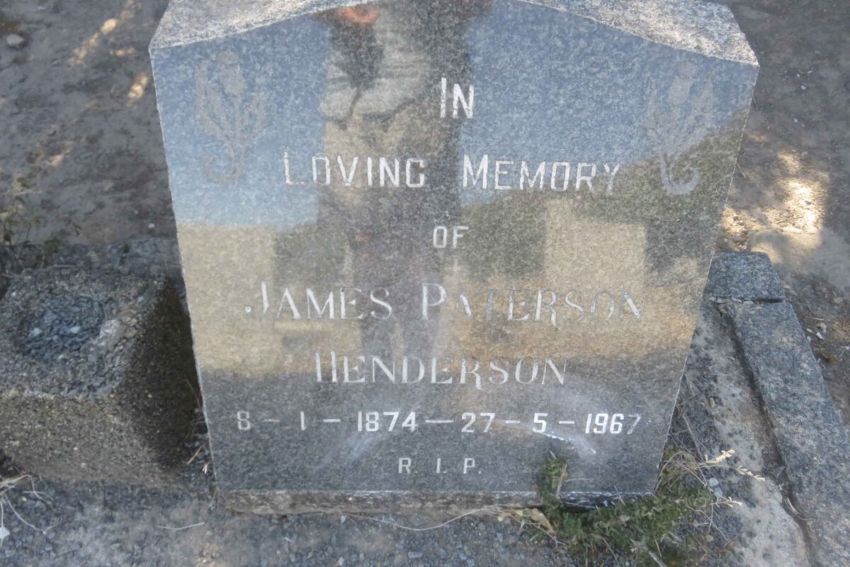 HENDERSON James Paterson 1874-1967