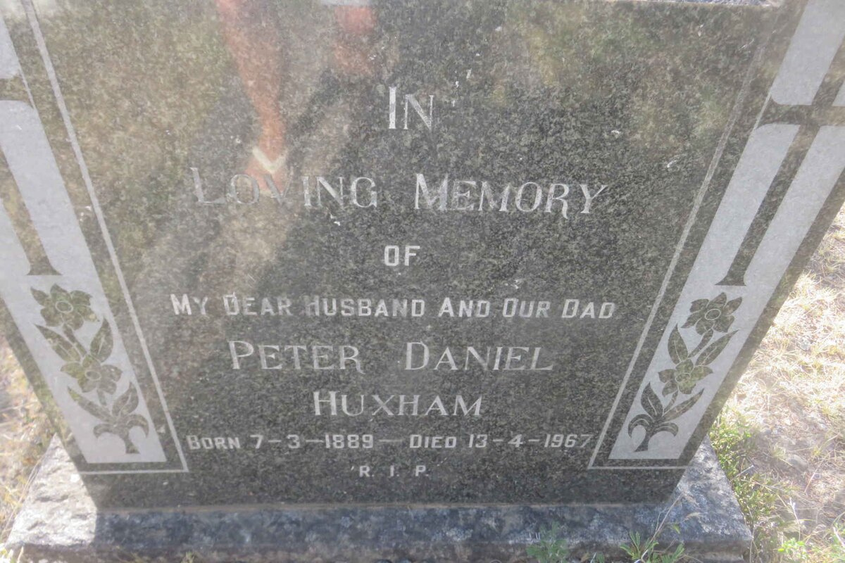HUXHAM Peter Daniel 1889-1967