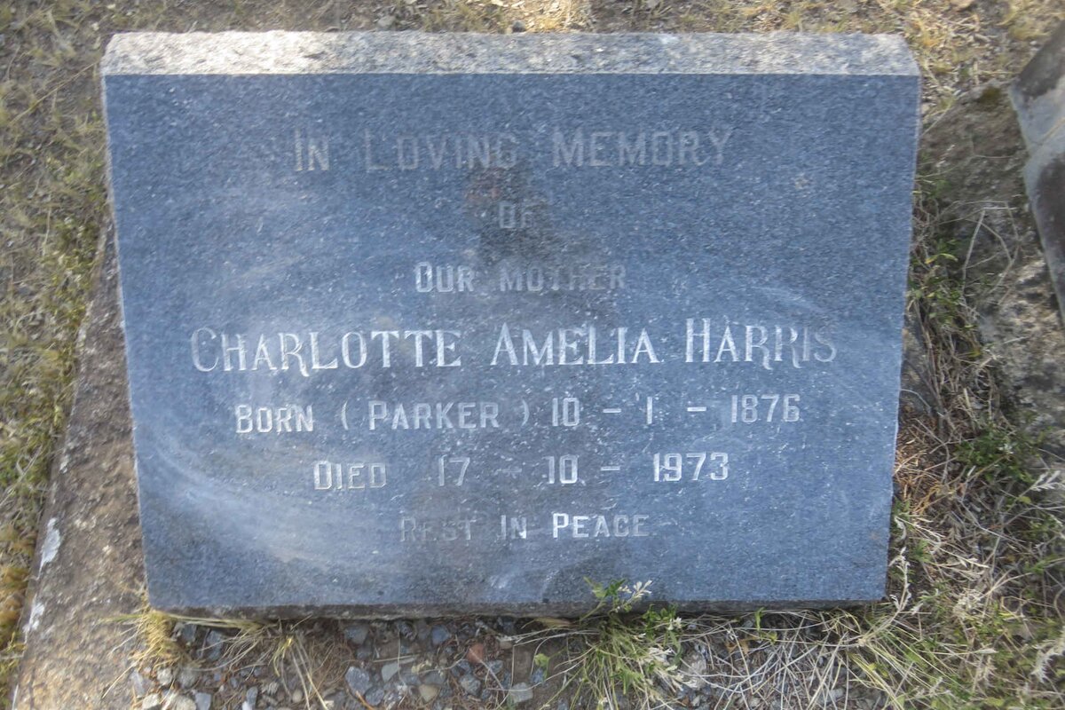 HARRIS Charlotte Amelia nee PARKER 1876-1973