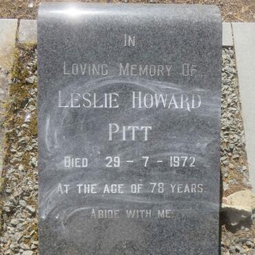 PITT Leslie Howard -1972