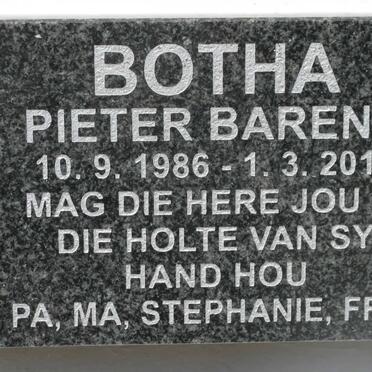 BOTHA Pieter Barend 1986-2012