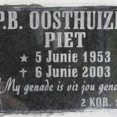 OOSTHUIZEN P.B. 1953-2003