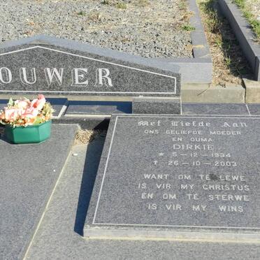 BOUWER Dirkie 1934-2003