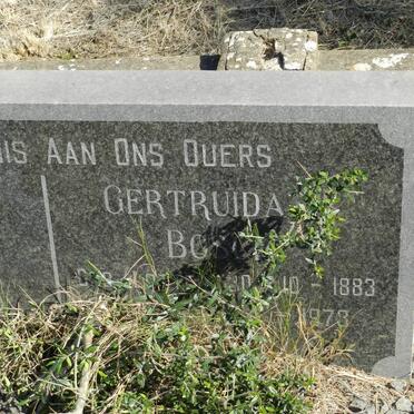 BOSCH Gertruida 1883-1973.JPG