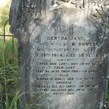 BOWDEN Bertha Jane -1904