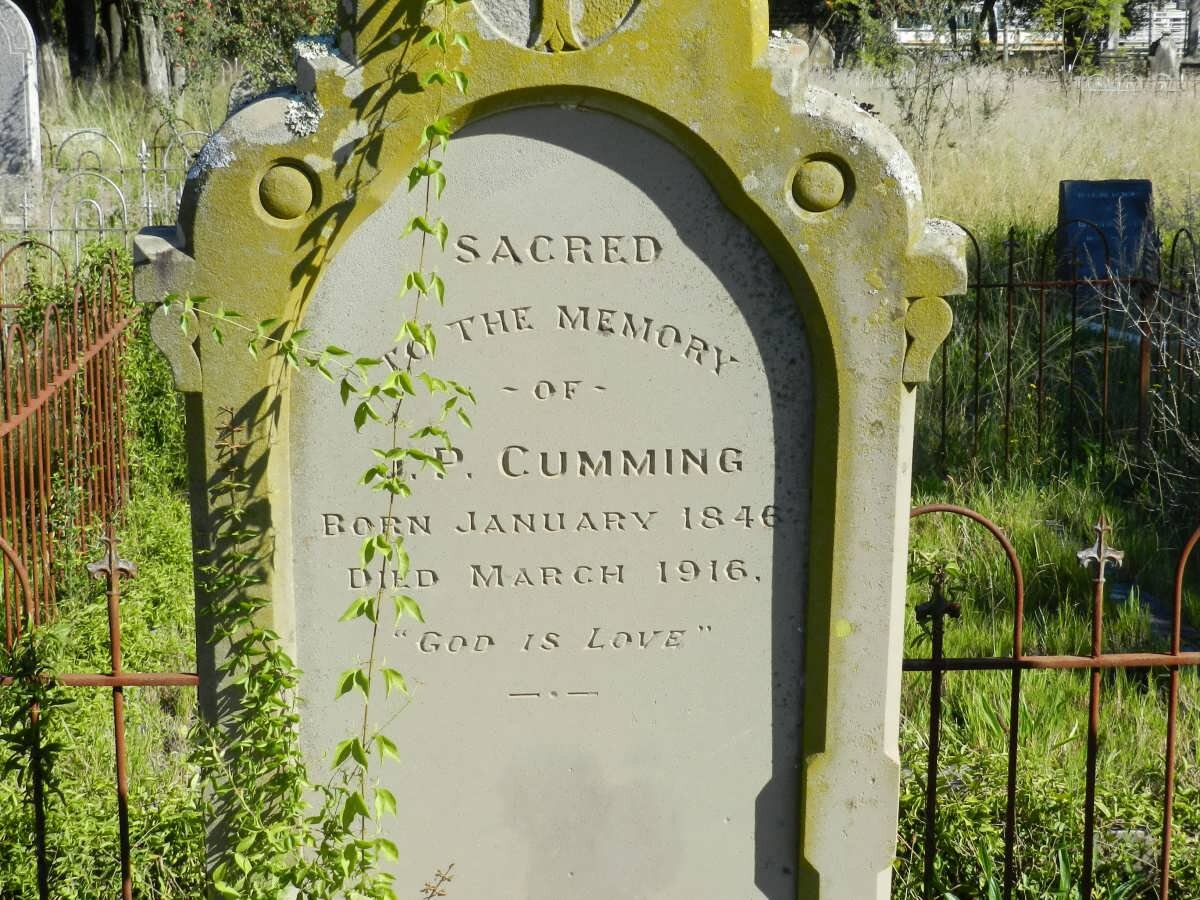 CUMMING J.P. 1846-1916