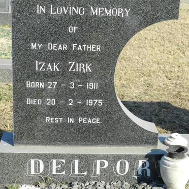 DELPORT Izak Zirk 1911-1975