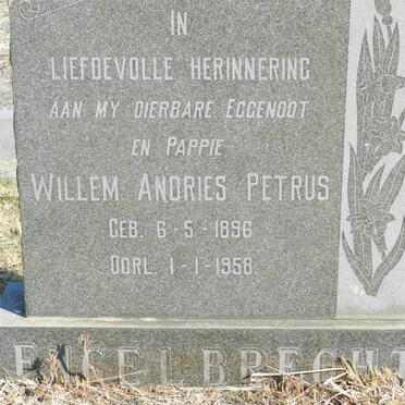 ENGELBRECHT Willem Andries Petrus 1896-1958