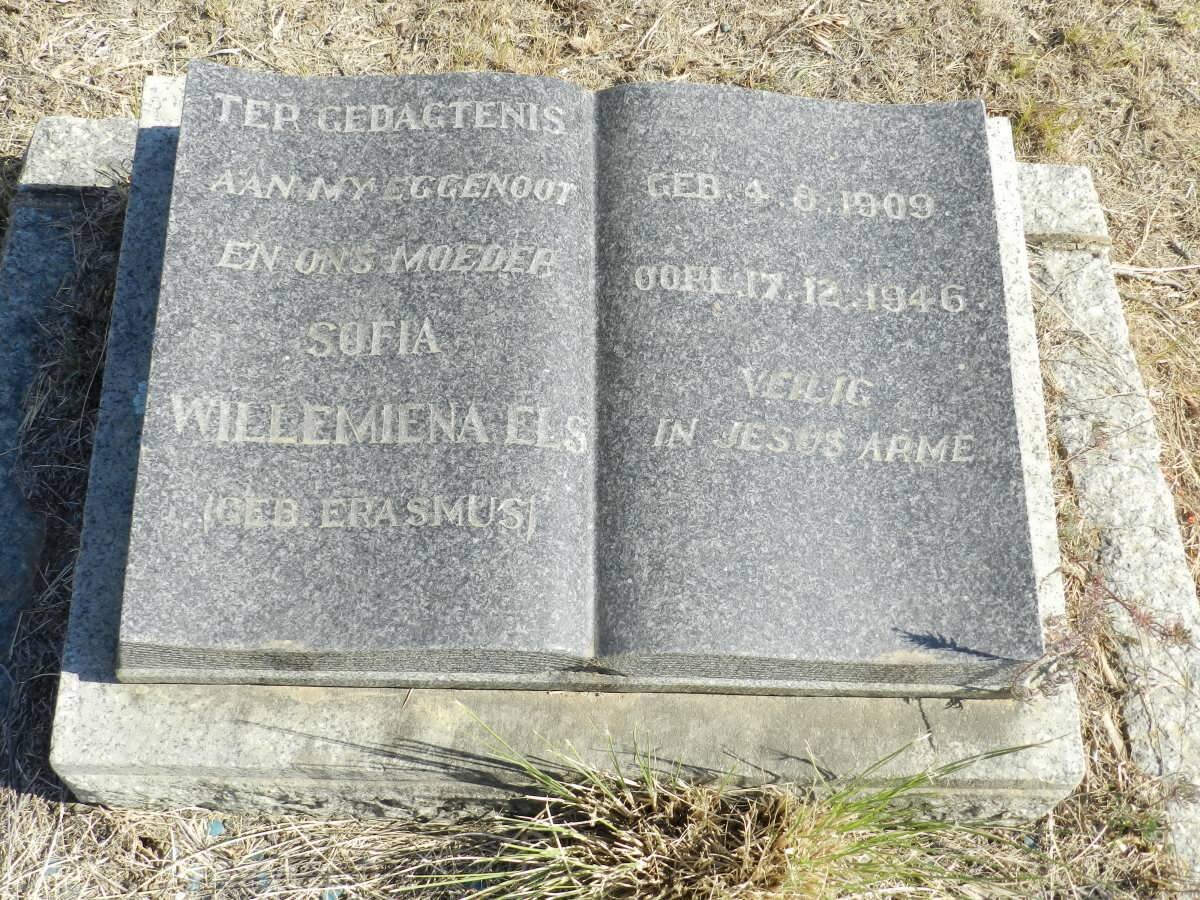 ELS Sofia Willemiena NEE ERASMUS 1909-1946
