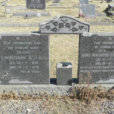 ELS Christiaan A. J. 1898-1978 &amp; Anna Magritha Sophia 1904-1965