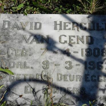 GEND David Hercules, van 1908-1962