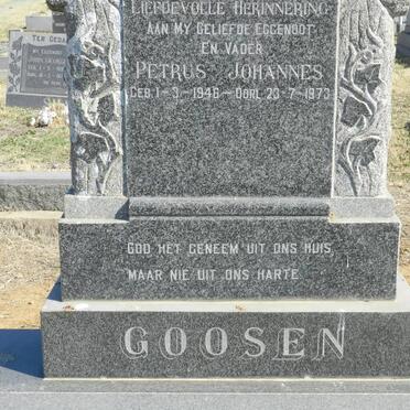 GOOSEN Petrus Johannes 1946-1973