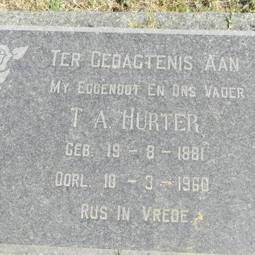 HURTER T.A. 1881-1960