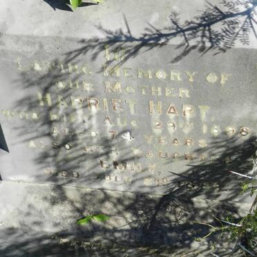 HART Harriet -1898 :: HART Emily -1889